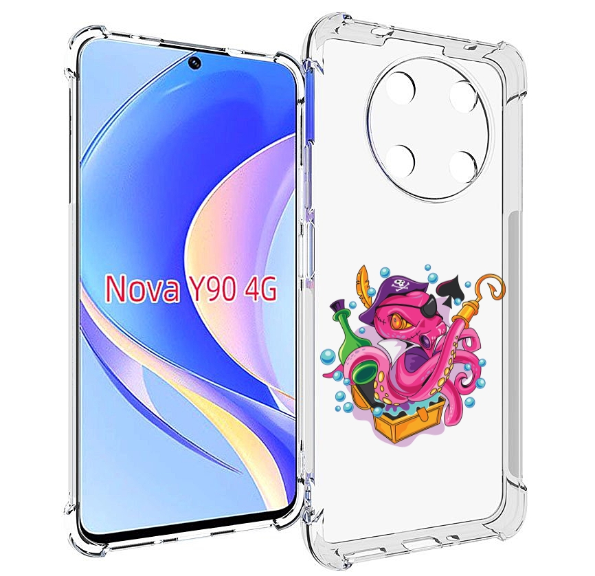 

Чехол MyPads осьминог пират детский для Huawei Nova Y90 (CTR-LX1) / Enjoy 50 Pro, Tocco