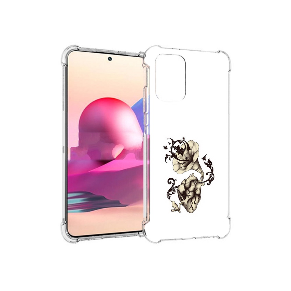 

Чехол MyPads Tocco для Xiaomi Redmi Note 10S Граммофон (PT158704.257.55), Прозрачный, Tocco