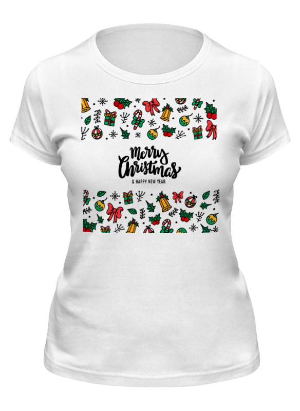 

Футболка мужская Printio Merry christmas белая 2XL, Белый, Merry christmas