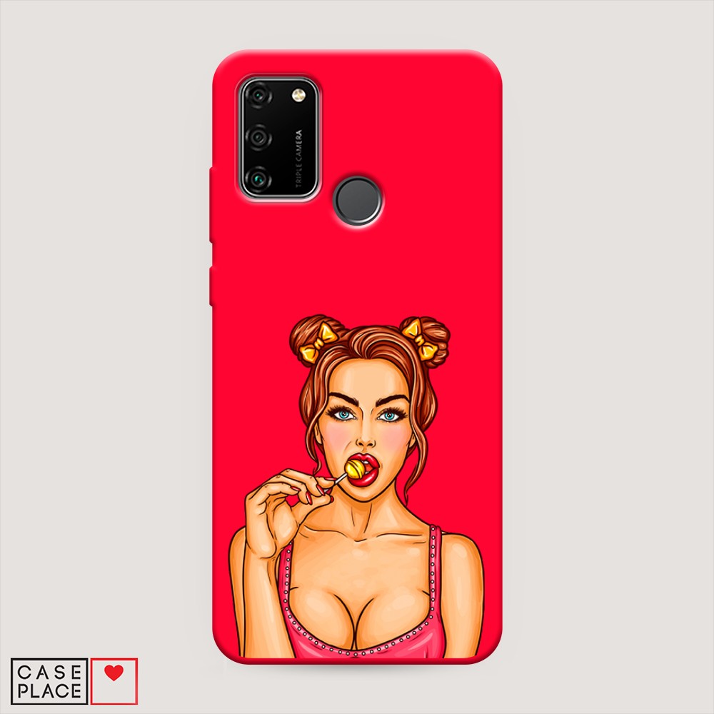 

Чехол Awog на Honor 9A "Вкусный леденец", Разноцветный