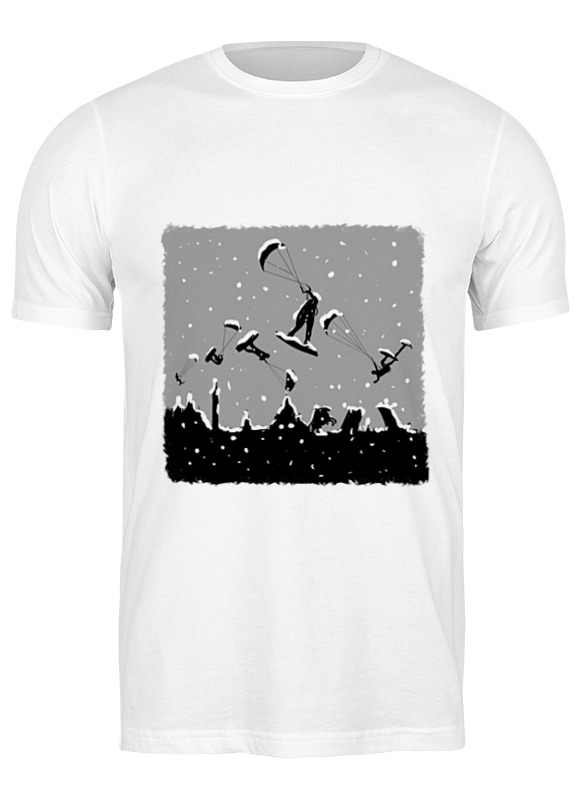 

Футболка женская Printio Кайт-маньяки. зима. квадрат. м белая 2XL, Белый, Кайт-маньяки. зима. квадрат. м