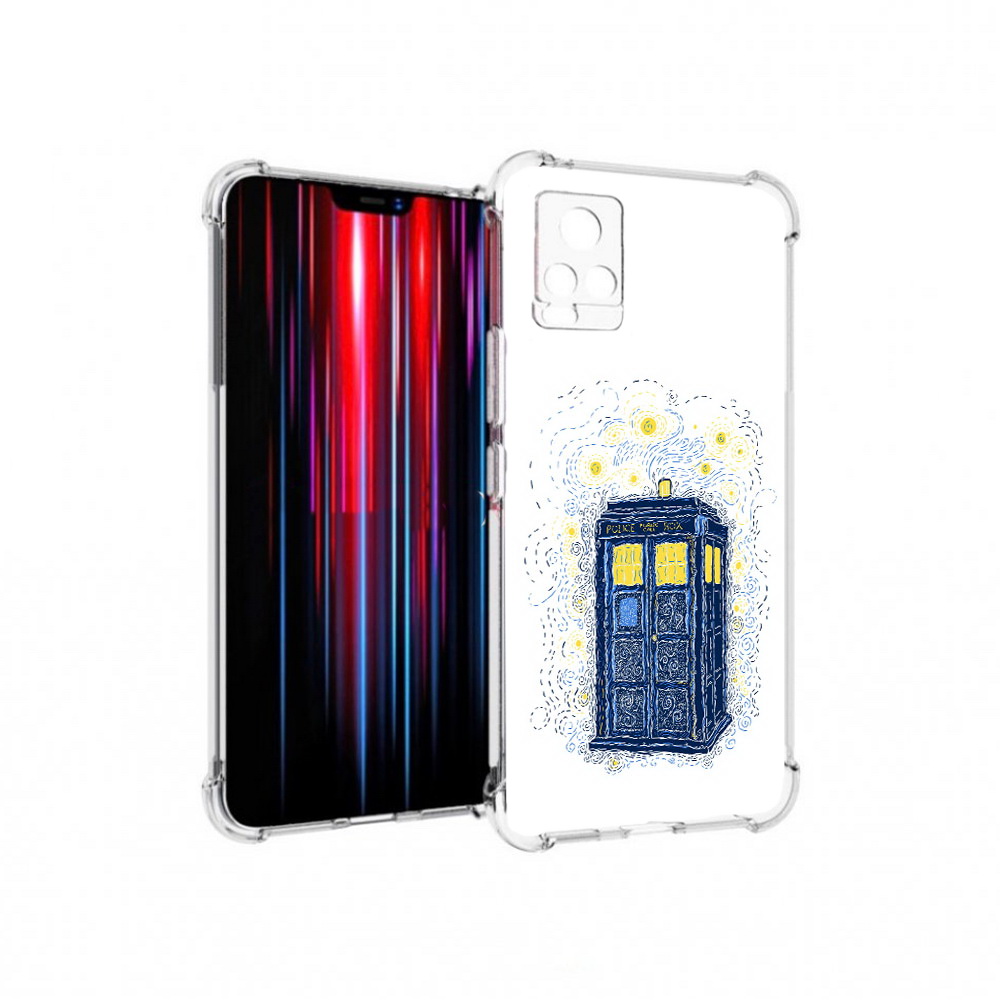 

Чехол MyPads Tocco для Vivo V20 PRO будка рисунок (PT226964.386.249), Прозрачный, Tocco