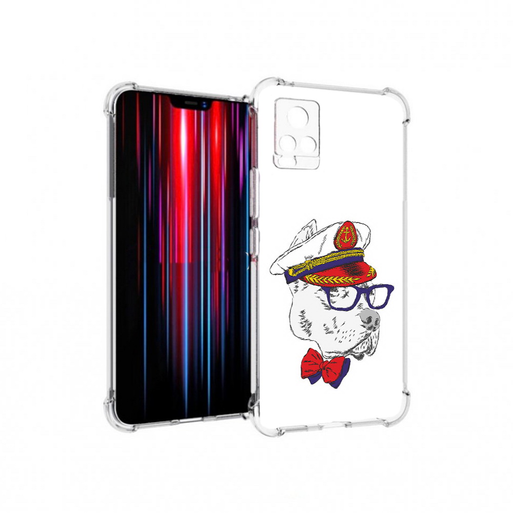 

Чехол MyPads Tocco для Vivo V20 PRO бульдог (PT226964.386.251), Прозрачный, Tocco