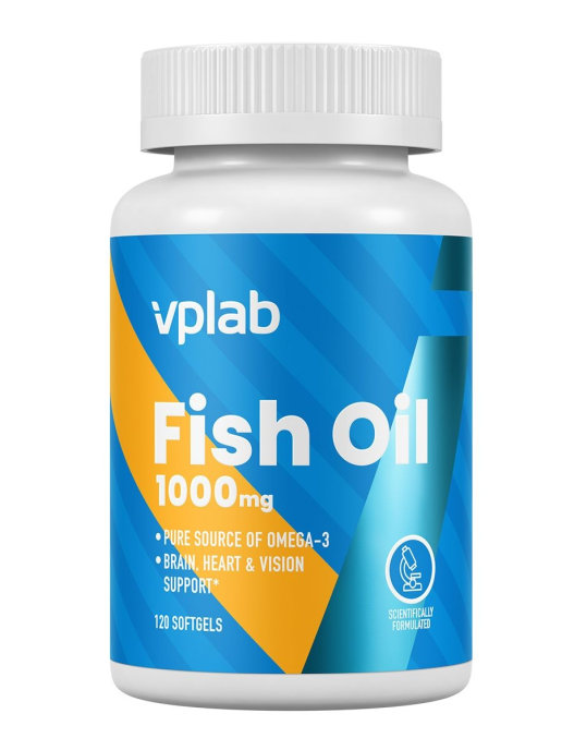 Капсулы VPLab Fish oil 120 гел. капс.