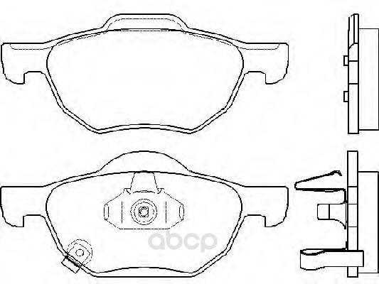 

Колодки передние с противошумной пластиной Q+ HONDA ACCORD 03- TEXTAR 2372001