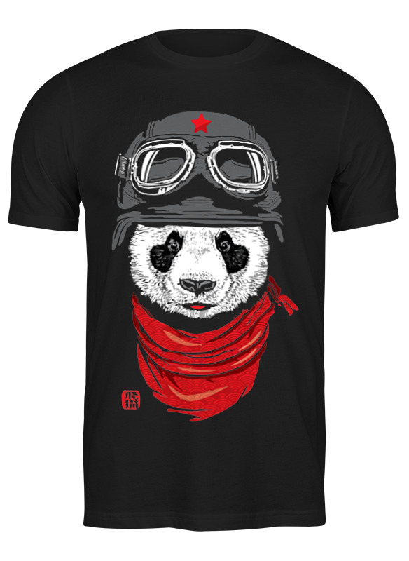 

Футболка мужская Printio Панда (panda) 658654 черная L, Черный, Панда (panda) 658654