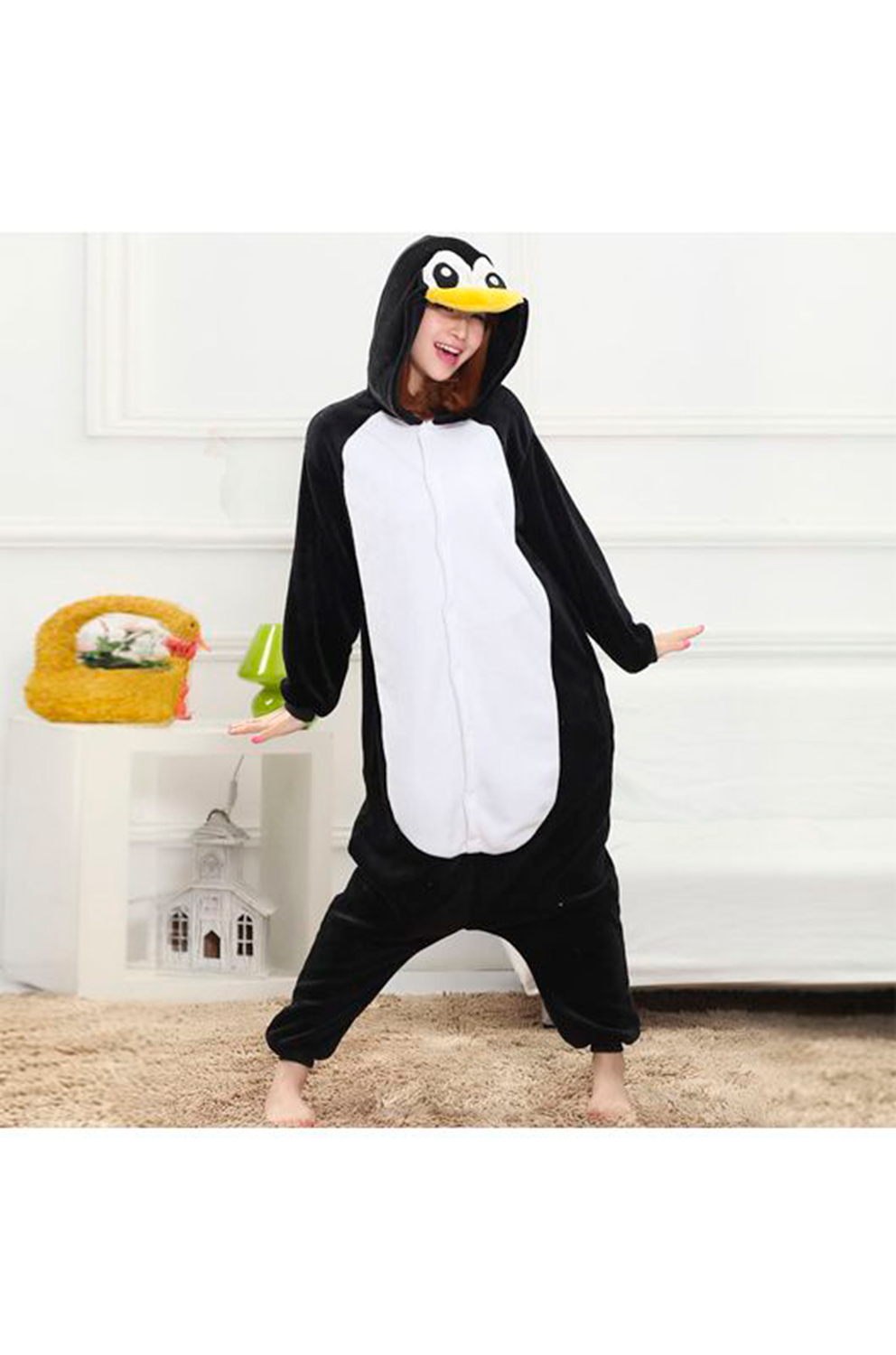 

Кигуруми женский NoBrand 10282-30 черный XL, 10282-30