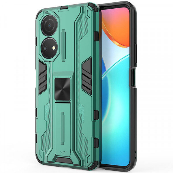 

Чехол-подставка RosCase Galvatron для Honor X7 / Play 30 Plus, Зеленый