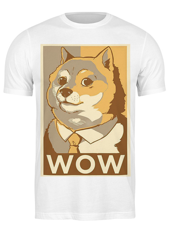 

Футболка мужская Printio Such doge 660487 белая L, Белый, Such doge 660487