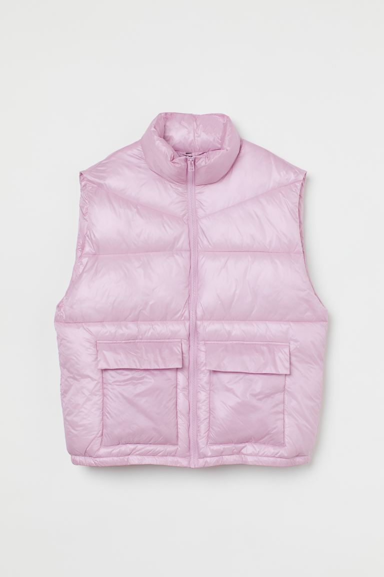 

Утепленный жилет женский H&M 1023063001 розовый 2XS (доставка из-за рубежа), 1023063001