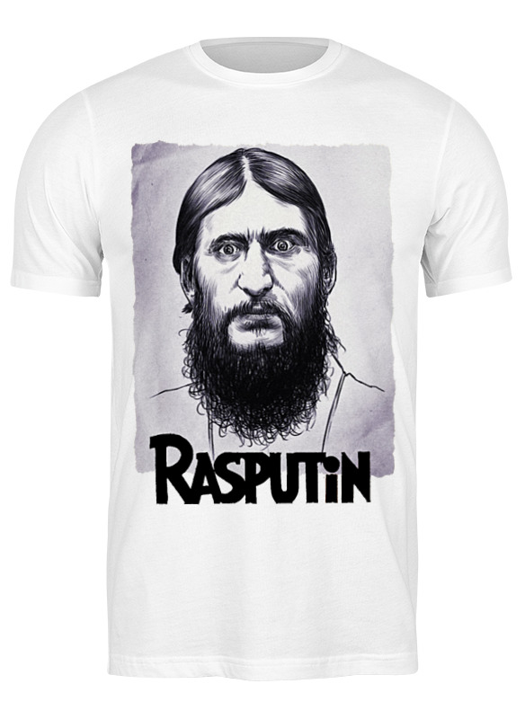 

Футболка мужская Printio Rasputin 660773 белая L, Белый, Rasputin 660773