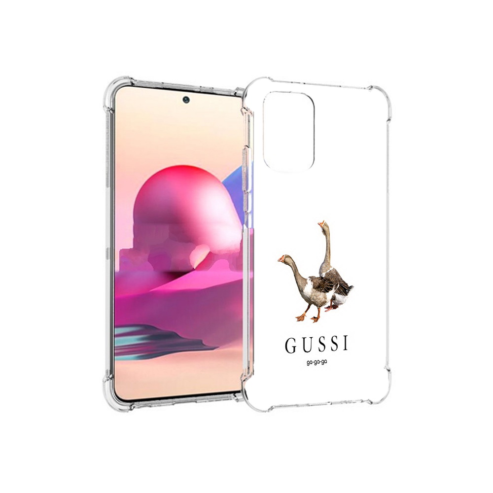 

Чехол MyPads Tocco для Xiaomi Redmi Note 10S Гусси бренд (PT158704.257.56), Прозрачный, Tocco