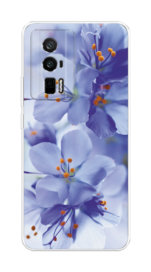 

Чехол на Xiaomi Redmi K60/Poco F5 Pro "Фиолетовые цветки", Фиолетовый;синий, 317450-1