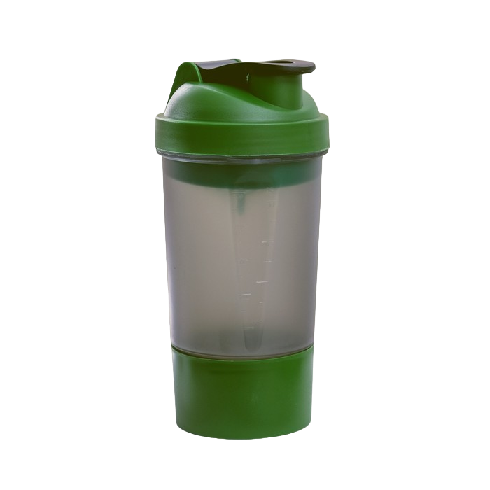 Sima-land с чашей под протеин, серо-зеленый, 500 мл