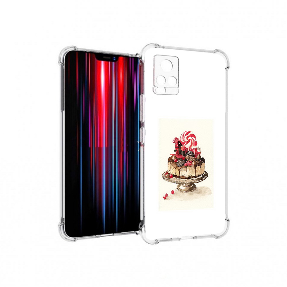 

Чехол MyPads Tocco для Vivo V20 PRO вкусный торт (PT226964.386.262), Прозрачный, Tocco