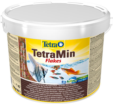 Корм для всех видов аквариумных рыб Tetra TetraMin Flakes хлопья, 2 шт по 1 л