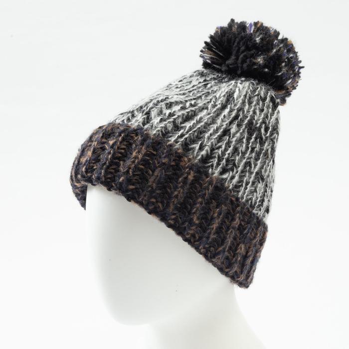 

MINAKU вязаная, с помпоном и подворотом, цвет серый, размер 52-54, вязаная, с помпоном и подворотом, цвет серый, размер 52-54