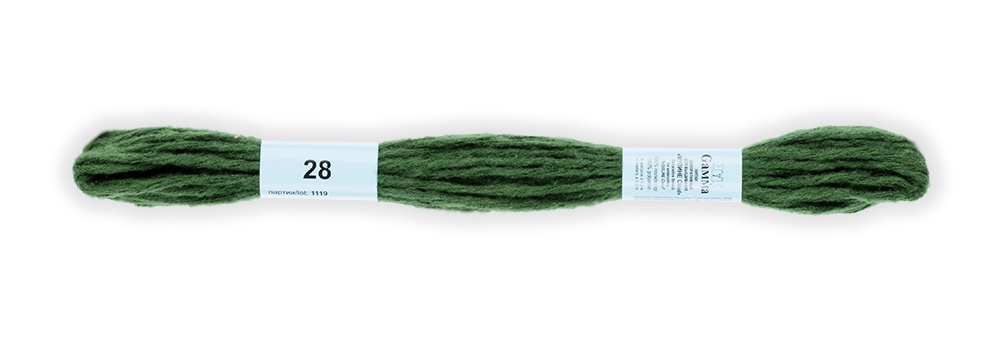 

Gamma мулине, Cloud, 100% полиэстер, 12х6 м, №28, темно-зеленый