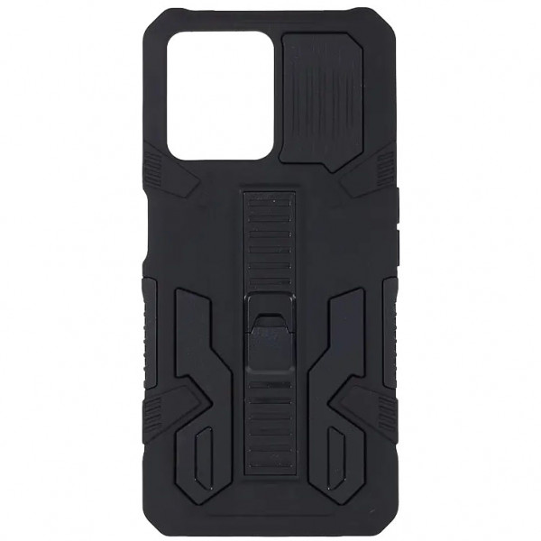 

Чехол-подставка RosCase Ironhide для Realme C35, Черный