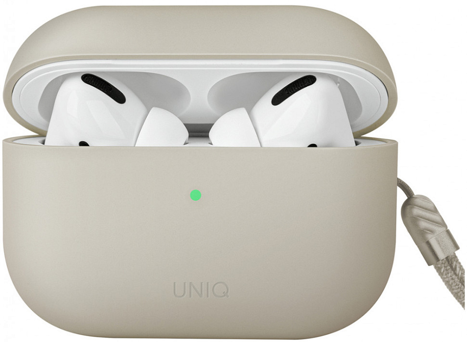 фото Чехол uniq lino (airpodspro2-linoivy) для airpods pro 2 (ivory beige)