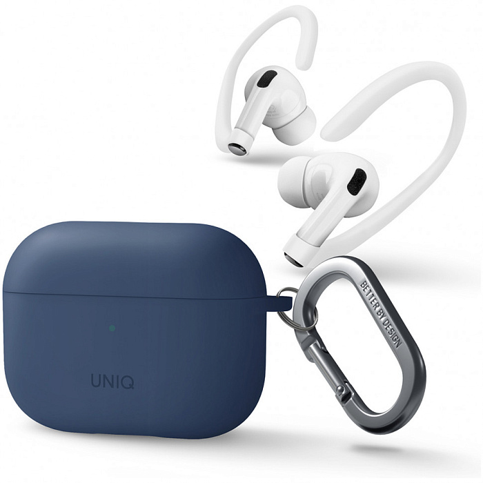 Чехол Uniq Nexo (AIRPODSPRO2-NEXOBLU) для Airpods Pro 2 (Caspian Blue)