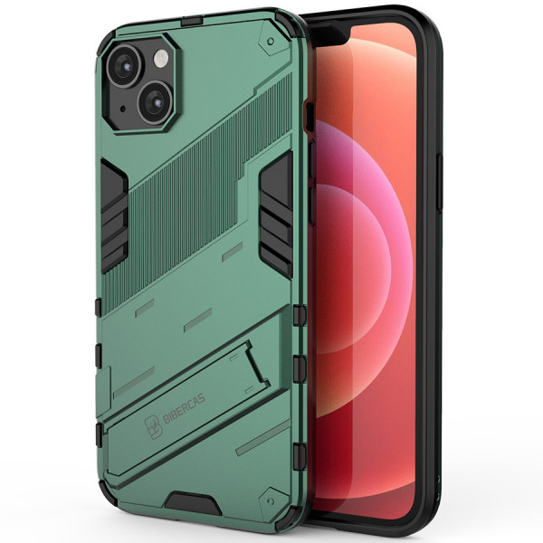 

Чехол-подставка RosCase Megatron для iPhone 14 Plus, Зеленый