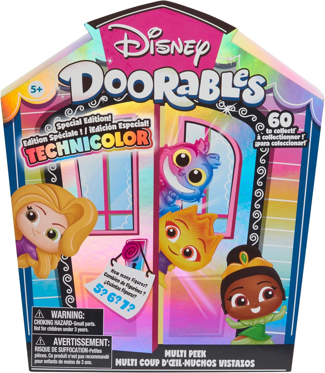Игрушка сюрприз Doorables набор с 5-7 фигурками Multi Peek Technicolor