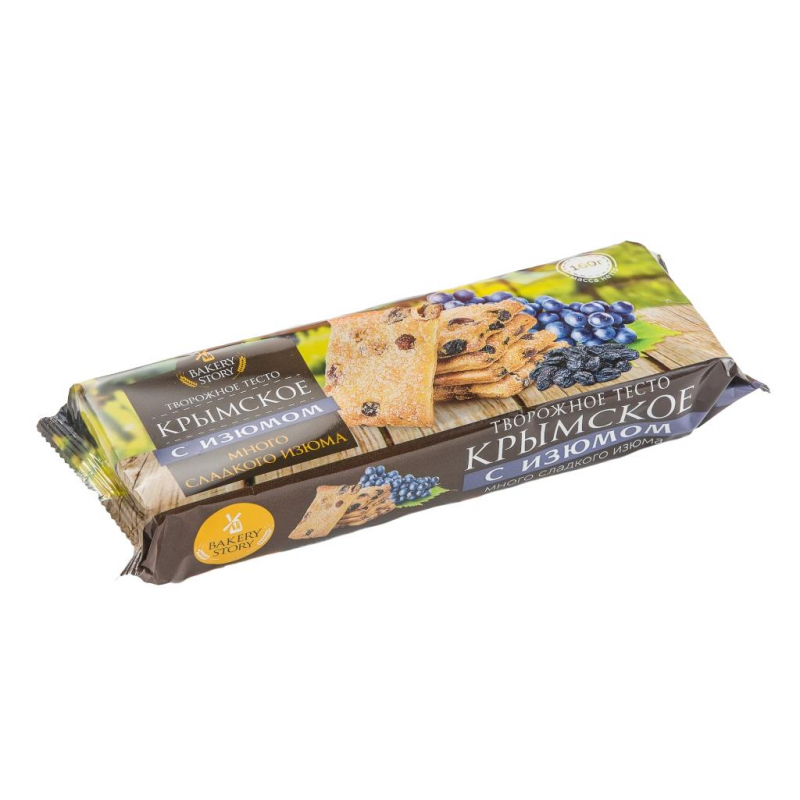 Печенье Bakery Story Крымское с изюмом Изделие сдобное, 160г, (2шт.)
