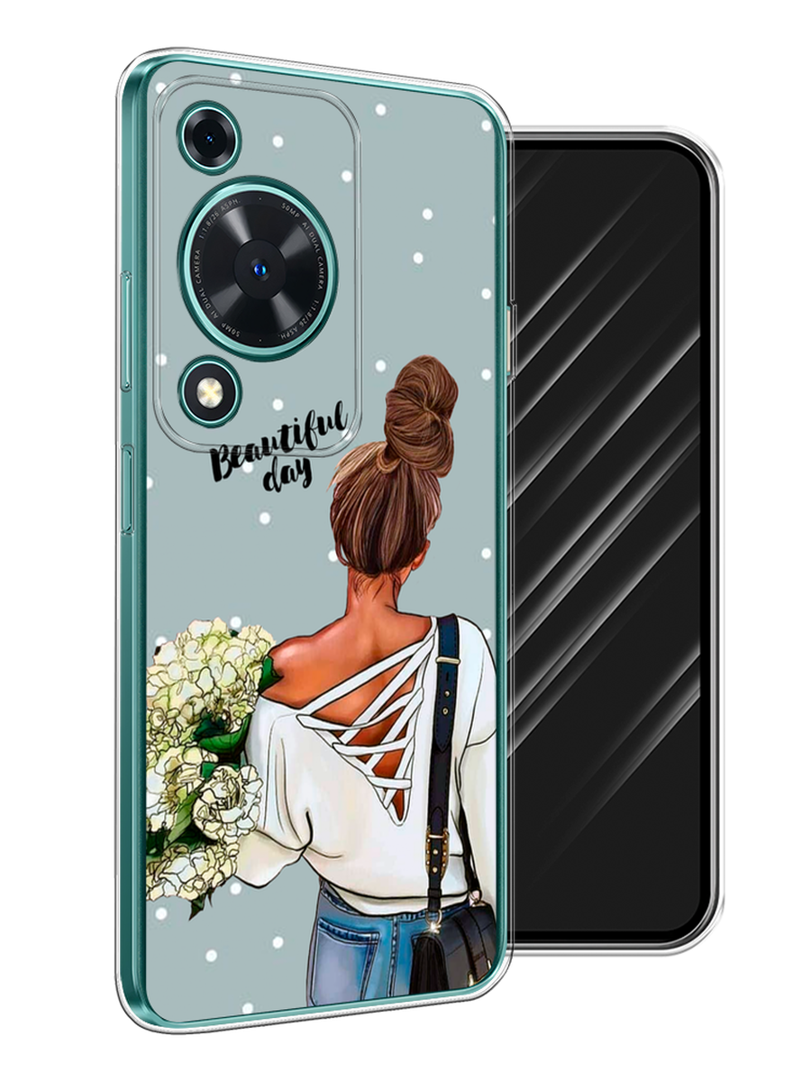 

Чехол Awog на Huawei Nova Y72 "Beautiful day", Голубой;коричневый;бежевый, 6123650-1