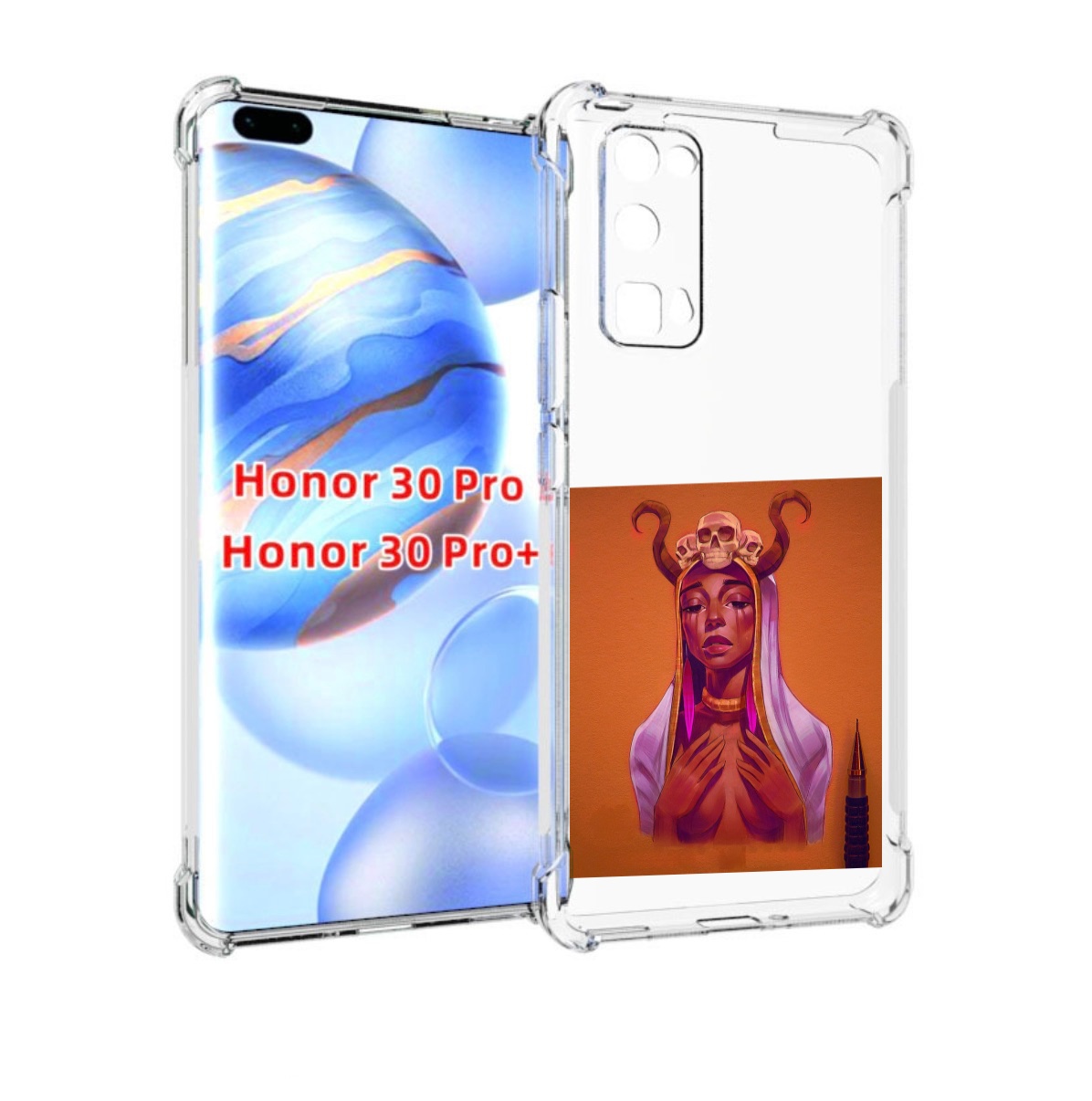 

Чехол бампер MyPads античная-девушка для Honor 30 Pro Honor, Прозрачный, Tocco