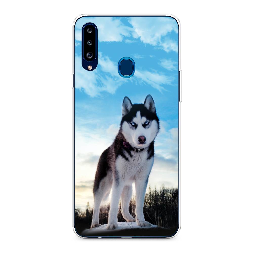

Чехол Awog на Samsung Galaxy A20s / Самсунг A20s "Хаски 3", Разноцветный, 2100850-2