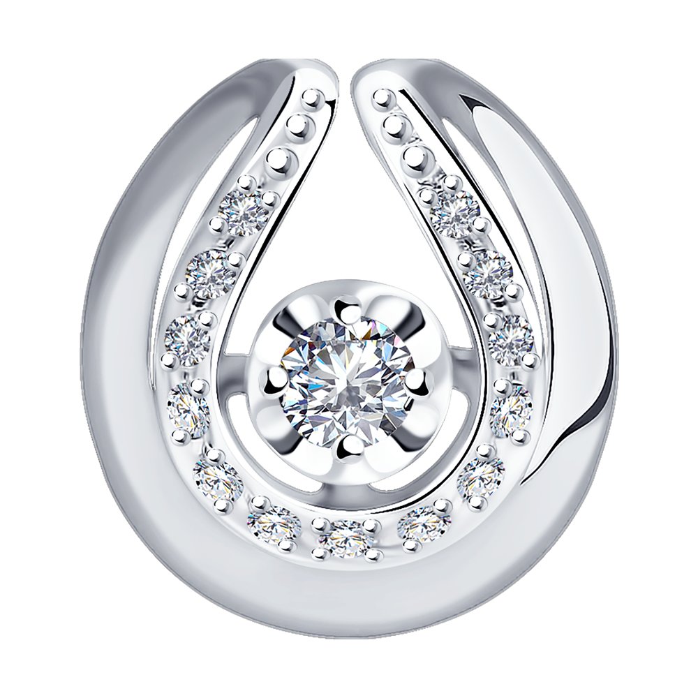 

Кулон из белого золота с бриллиантом SOKOLOV Diamonds 1030624, 1030624