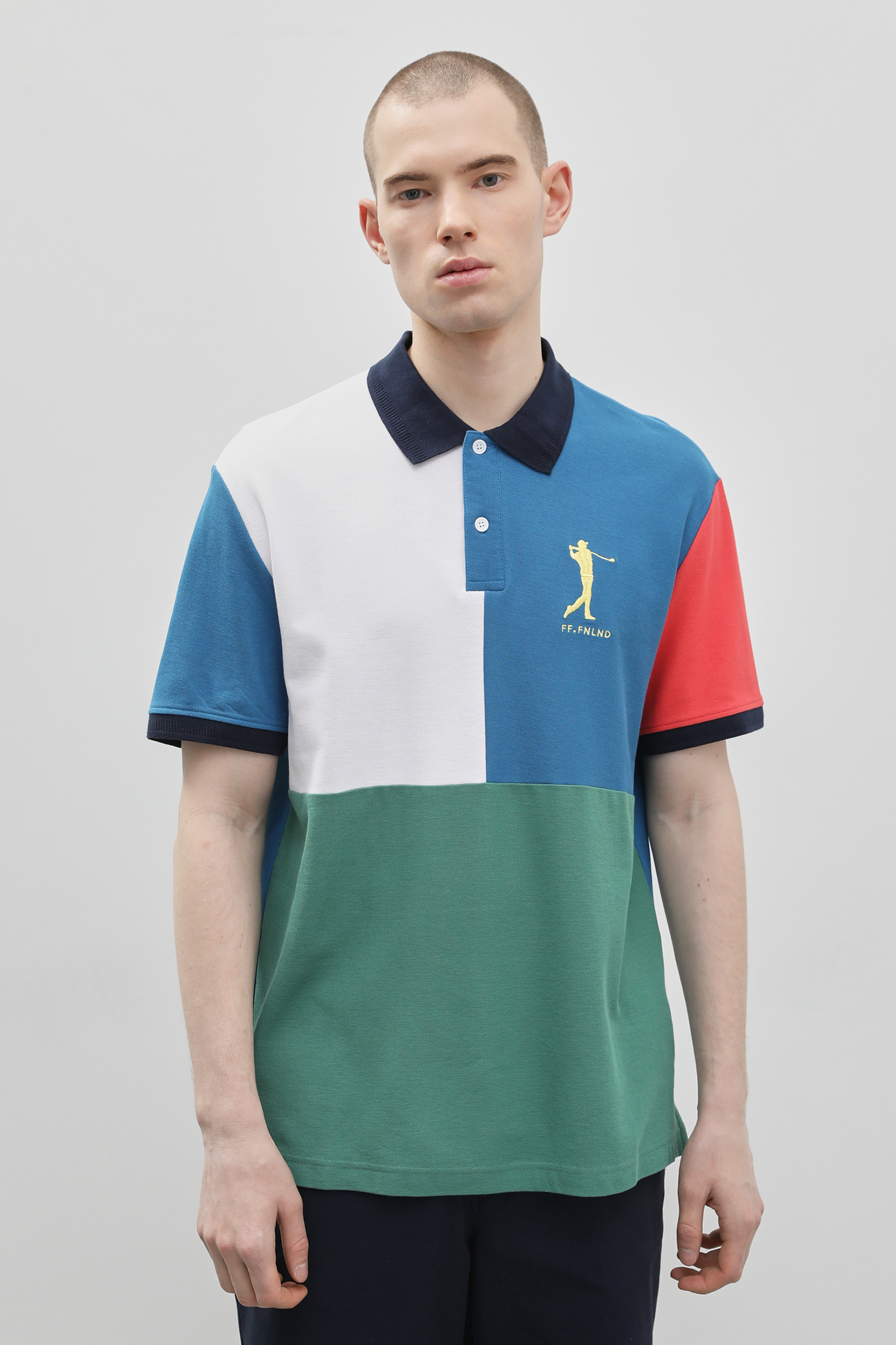 

Футболка мужская Finn Flare FBD210124 разноцветная M, FBD210124