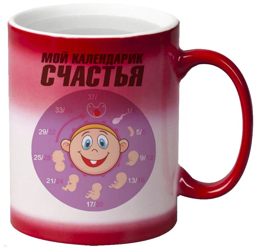 

Кружка CoolPodarok пузожитель мой календарик счастья