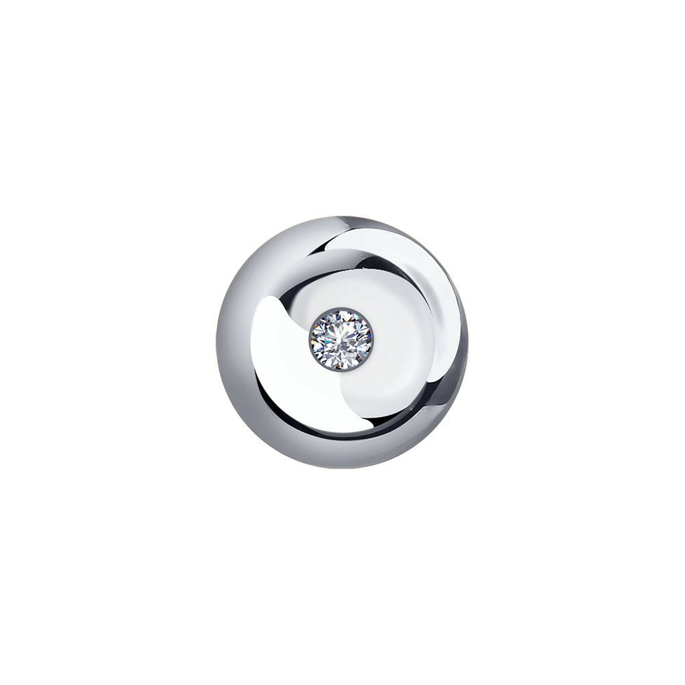 

Бегунок из белого золота SOKOLOV Diamonds 1030718, бриллиант, 1030718