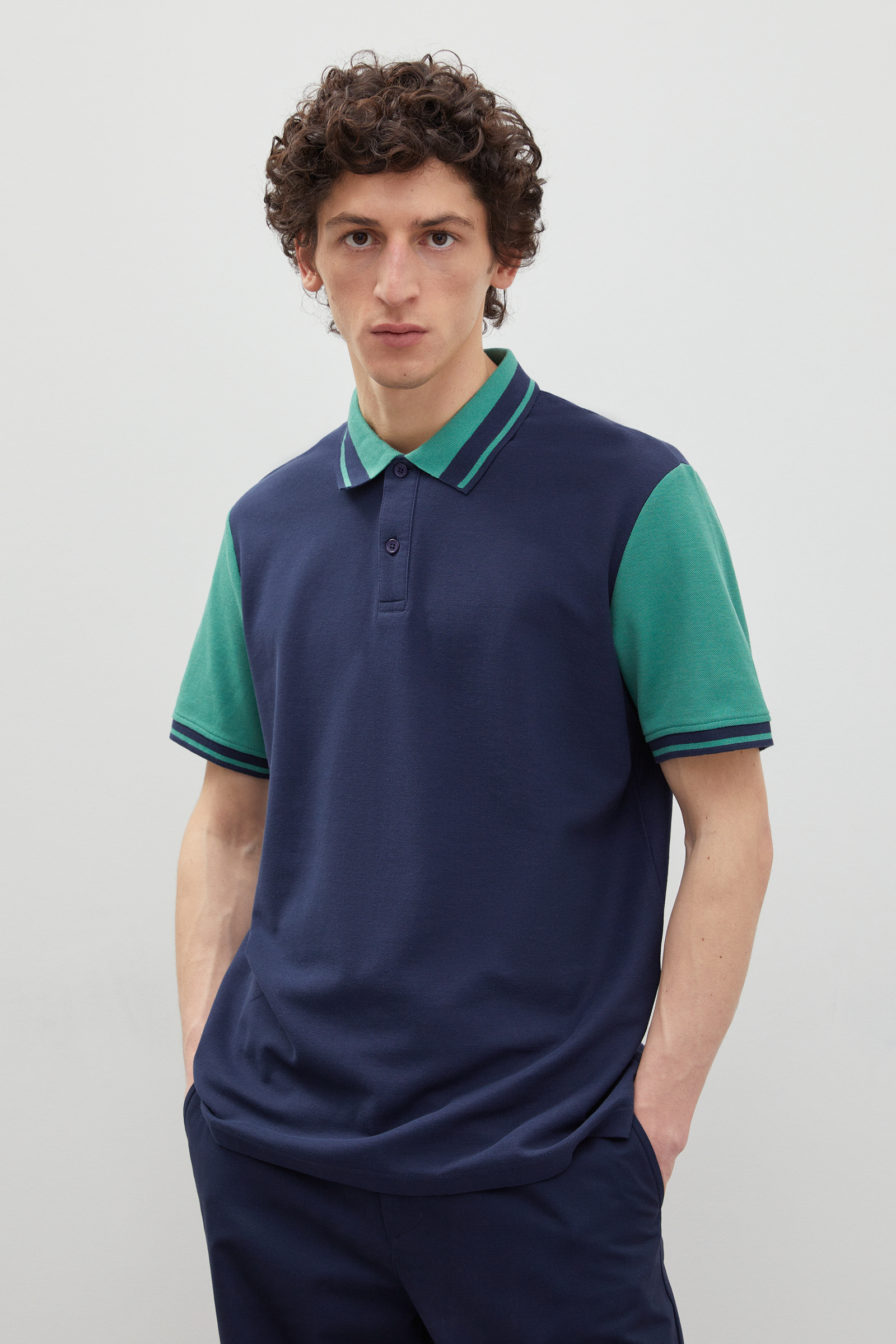 

Футболка мужская Finn Flare FBD210123 синяя 2XL, Синий, FBD210123