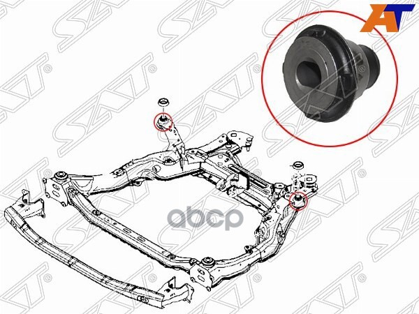 

Сайлентблок Передней Балки Mazda 6 Gh 2008-2013 Sat арт. ST-GS1D-34-64Y