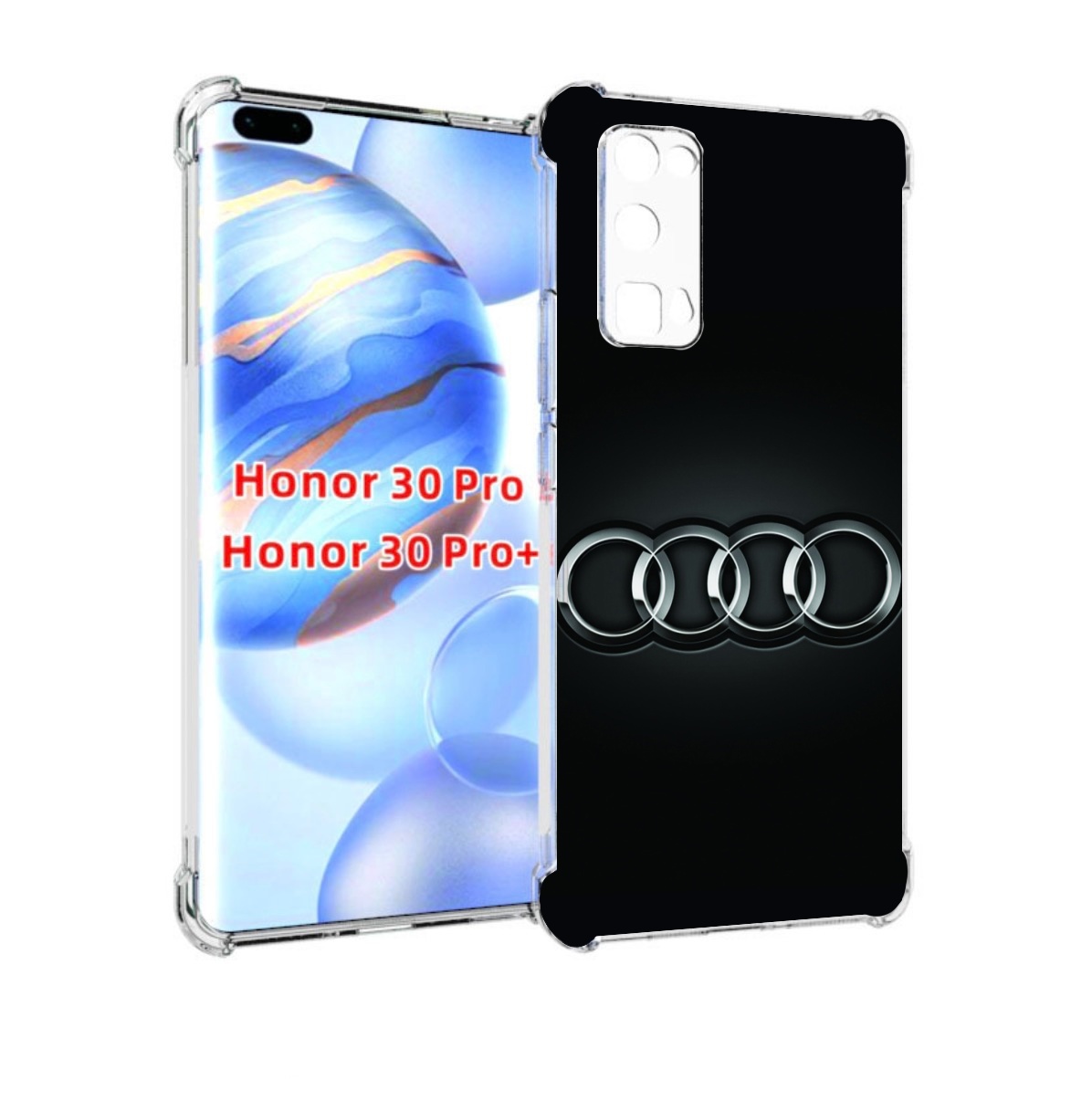 

Чехол бампер MyPads ауди audi 2 для Honor 30 Pro, Прозрачный, Tocco