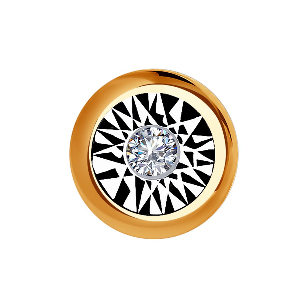 

Бегунок из желтого золота SOKOLOV Diamonds 1030751, бриллиант, 1030751