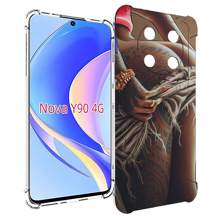 

Чехол MyPads полуголая девушка фотография женский для Huawei Nova Y90 (CTR-LX1), Tocco