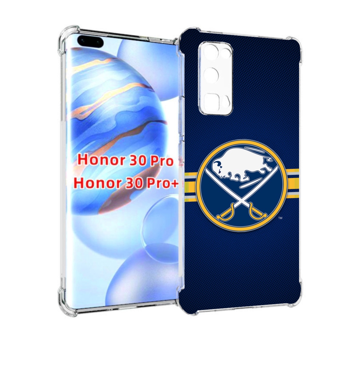 

Чехол бампер MyPads баффало сеибрс для Honor 30 Pro Honor, Прозрачный, Tocco