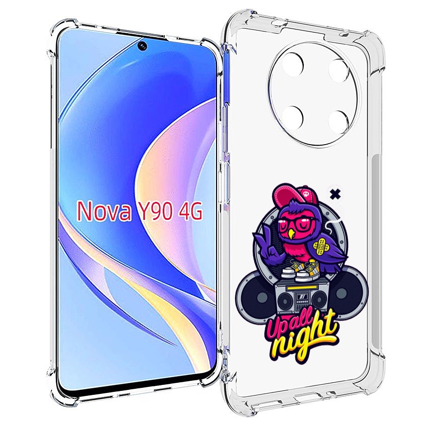 

Чехол MyPads попугай любит музыку для Huawei Nova Y90 (CTR-LX1) / Enjoy 50 Pro, Tocco