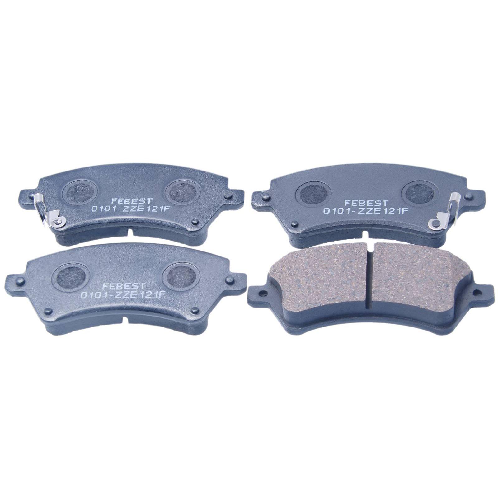 

Колодки тормозные передние для автомобилей TOYOTA 0101-ZZE121F FEBEST