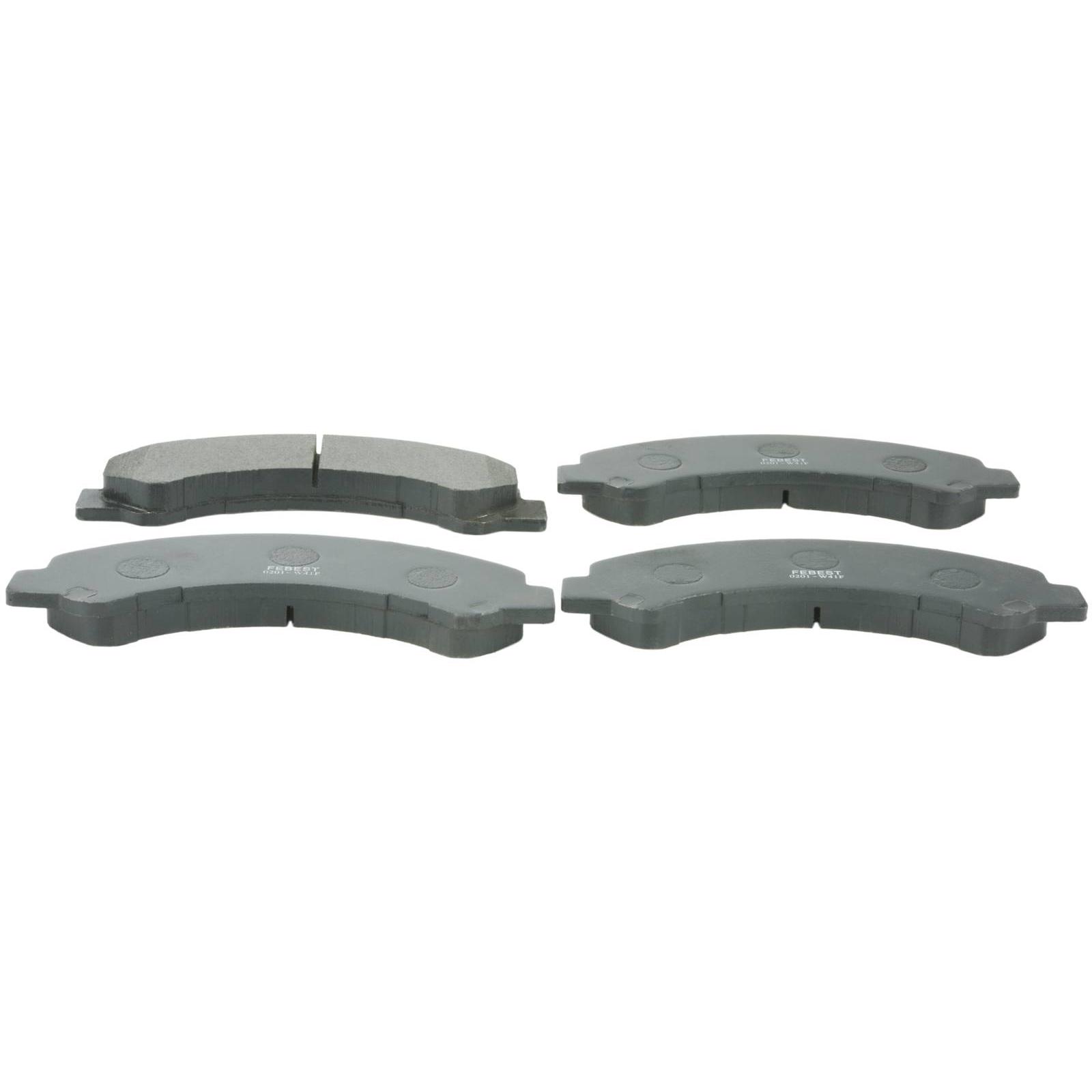 

Колодки тормозные передние для автомобилей MAZDA, TOYOTA, NISSAN 0201-W41F FEBEST