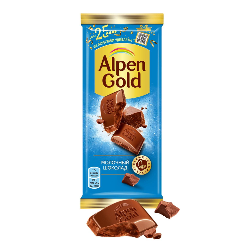 

Шоколад Alpen Gold молочный, 85 г, (2шт.)
