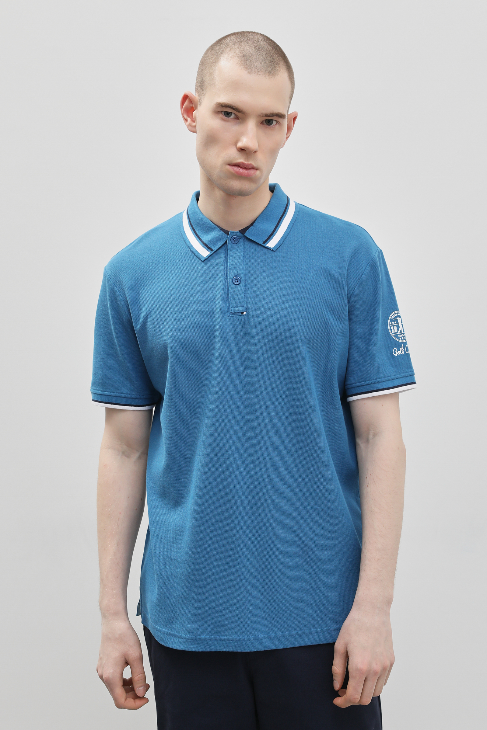 

Футболка мужская Finn Flare FBD210127 синяя 2XL, Синий, FBD210127