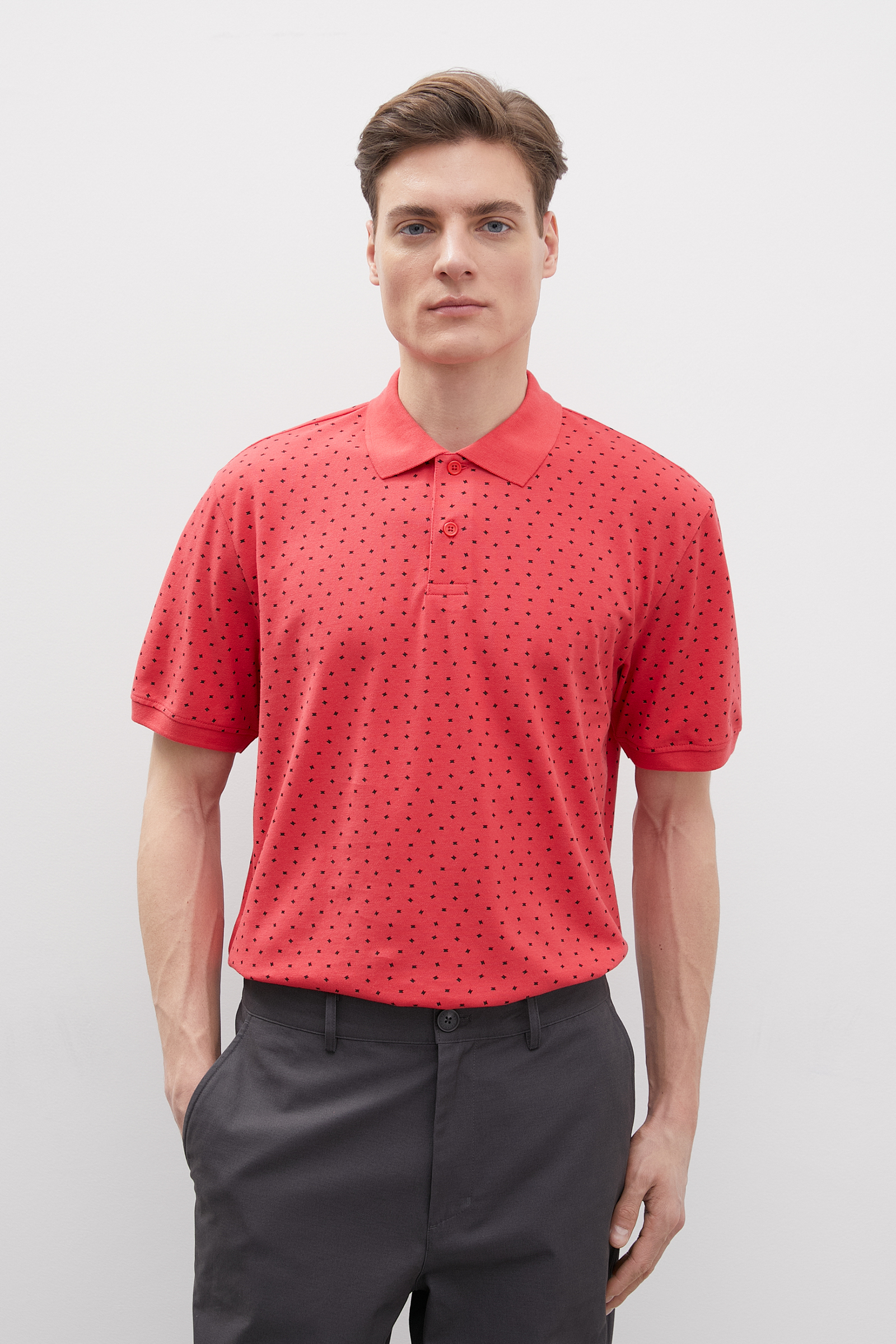 

Футболка мужская Finn Flare FBD21026 красная 2XL, Красный, FBD21026