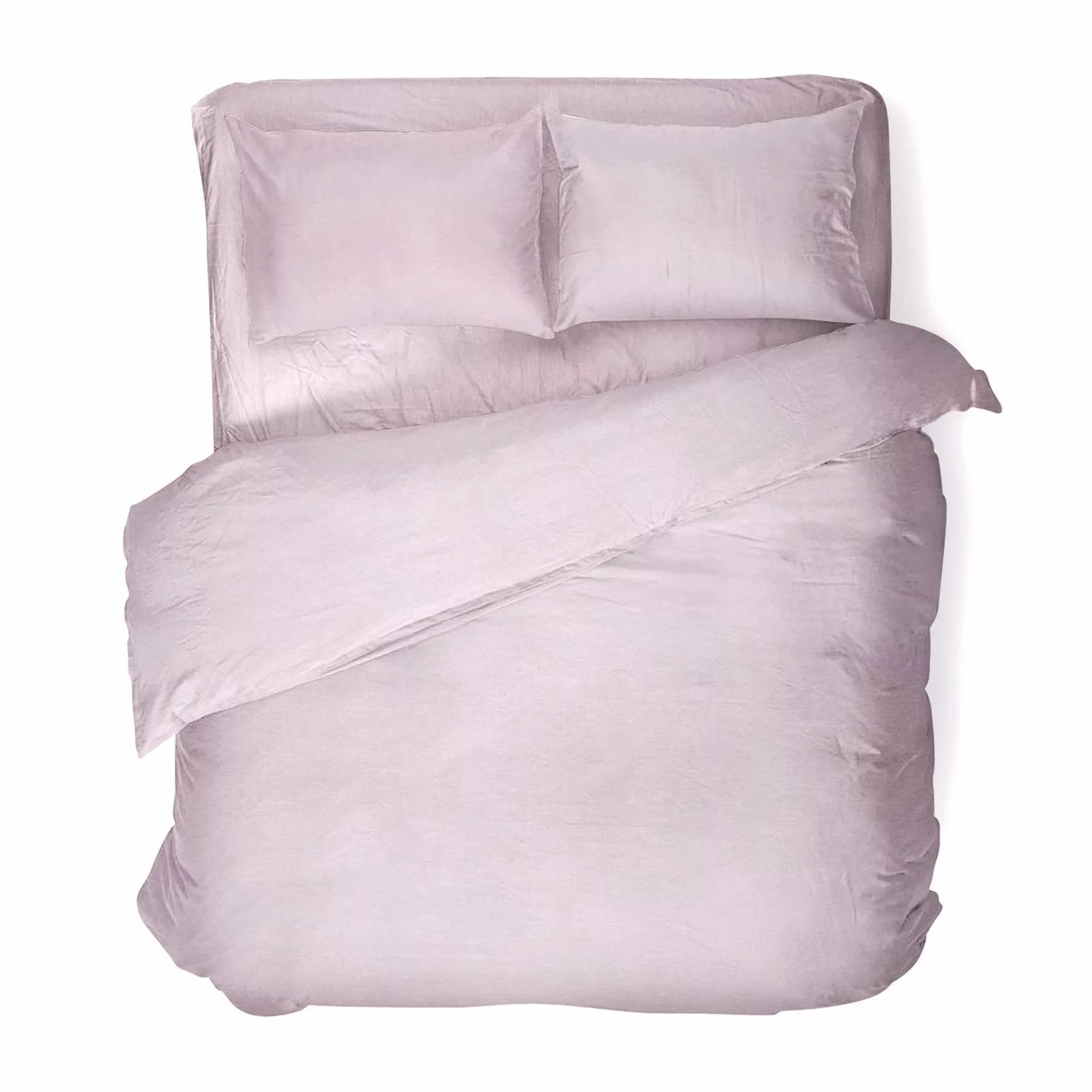 Комплект постельного белья Absolut Desert Rose полутораспальный меланж розовый