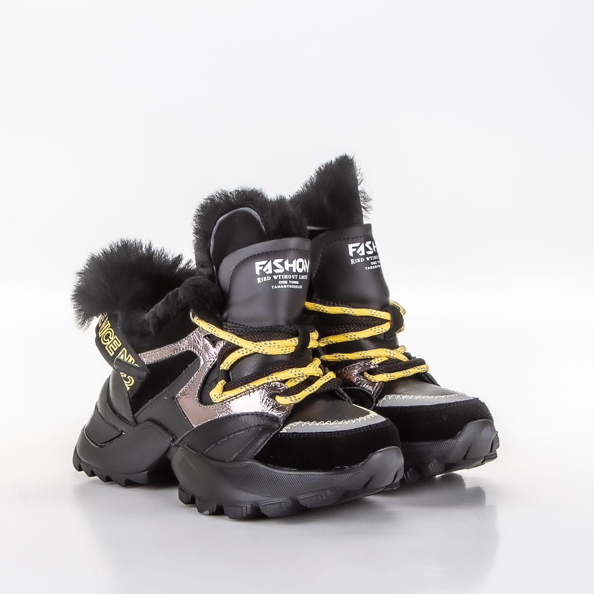 фото Кроссовки женские color me 199-1 black черные 36 ru