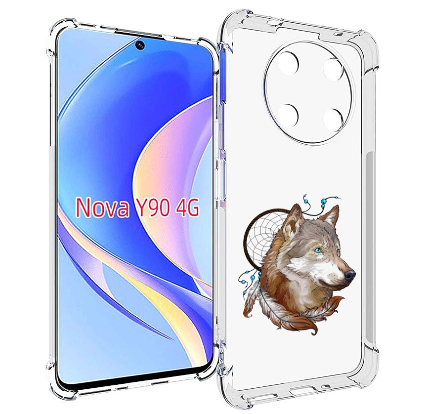 

Чехол MyPads волк и ловец снов для Huawei Nova Y90 (CTR-LX1) / Enjoy 50 Pro, Tocco
